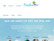 Tablet Screenshot of freedom4u.com.au